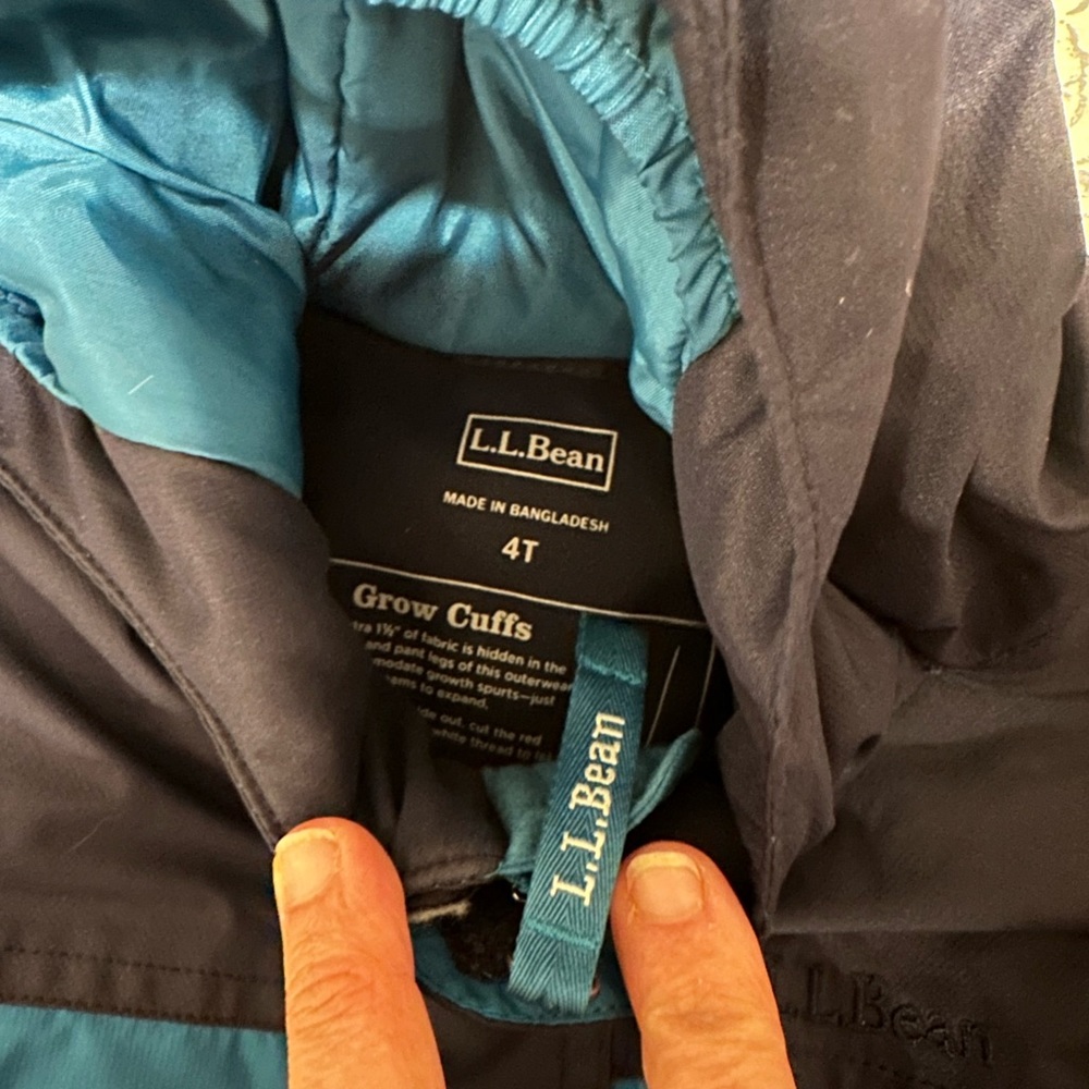 L.L. Bean toddler boys snowsuit: size 4t